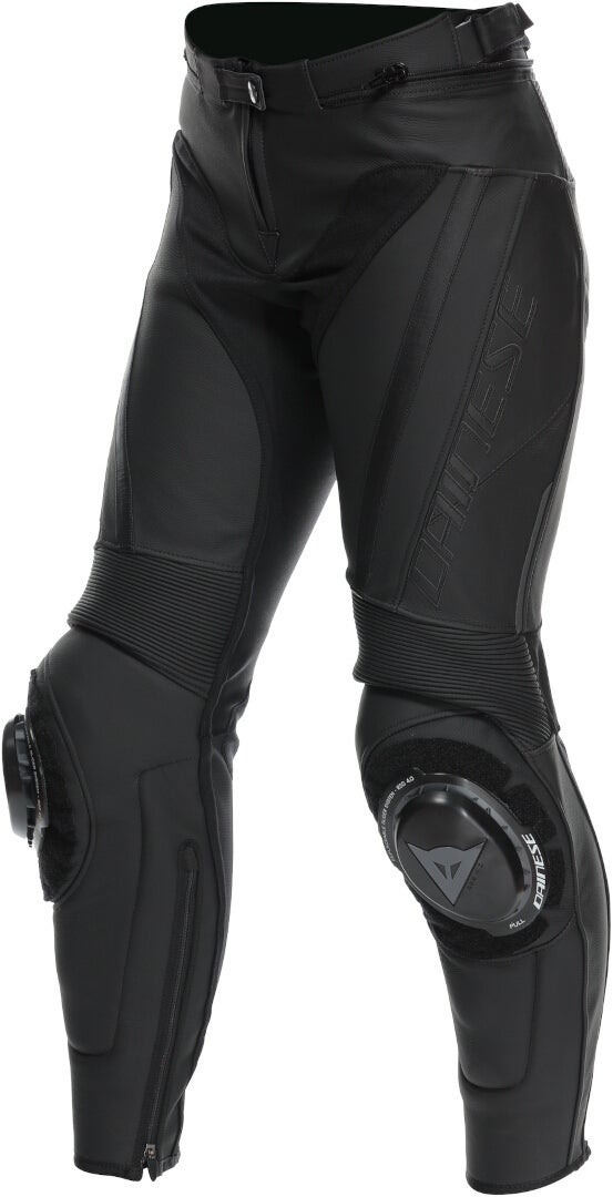 Pantalon de moto en cuir Dainese Delta 4 pour femmes