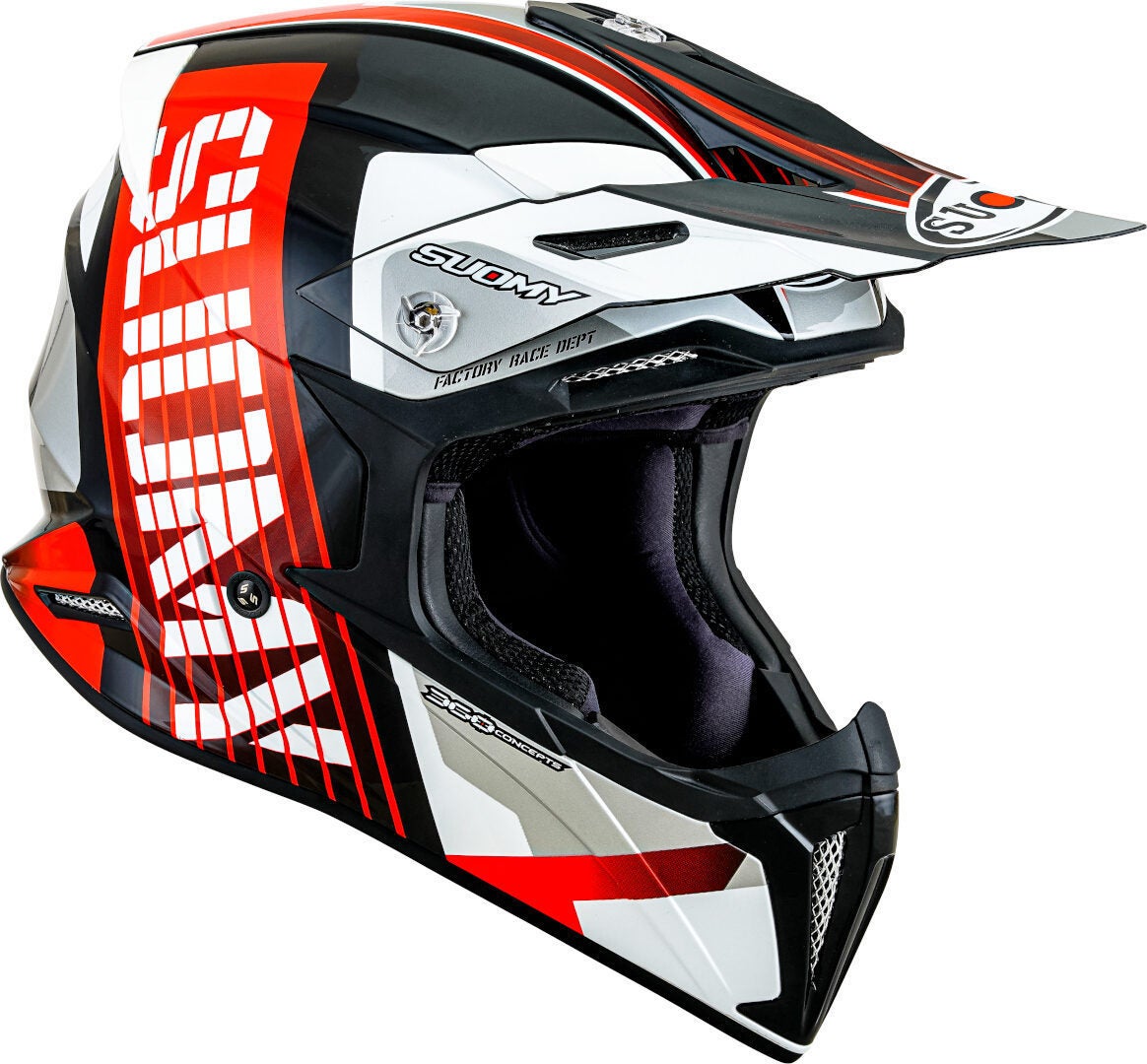 Suomy X-Wing Amped E06 Casco da motocross nero/bianco/rosso XXL (63) Figura 7