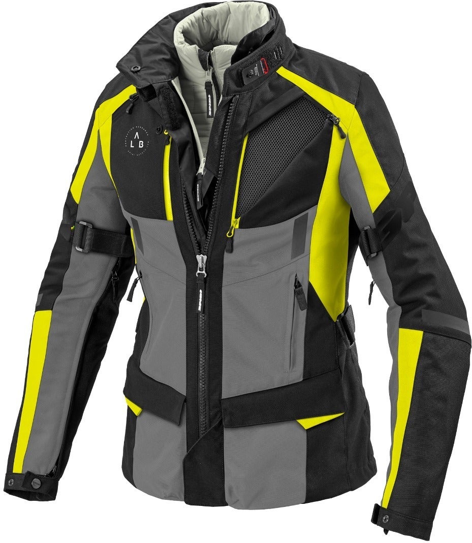 Spidi 4 Season Evo H2Out Ladies Motorcycle Textile Jacket black/yellow L Figure 2