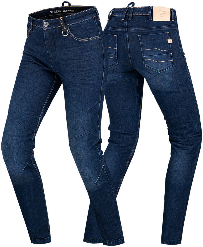 SHIMA Devon Damen Motorrad Jeans dunkelblau 30 L32 Abbildung 3