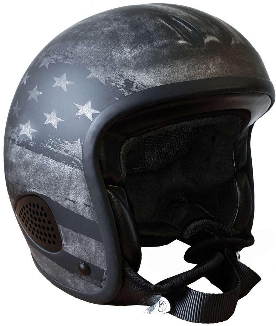 Bores Gensler Kult Casco Jet nero/bianco/argento M/XL Figura 1