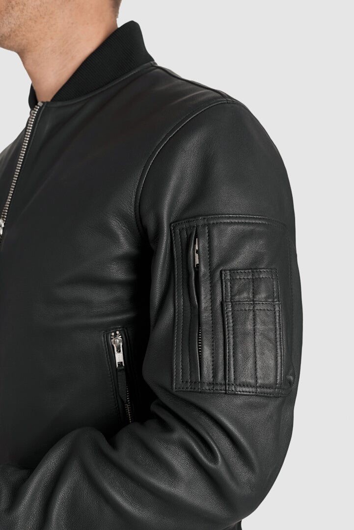Pando Moto Falcon Aviator Leather Jacket XL Figure 6