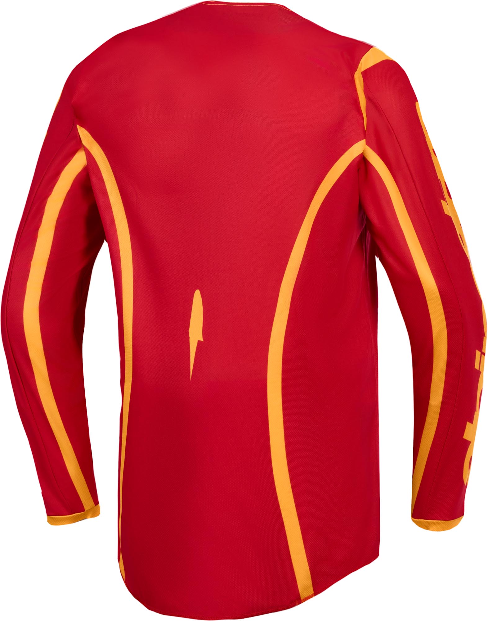 Alpinestars Fluid Apex V2 Maillot Motocross Rouge/Or S Figure 2