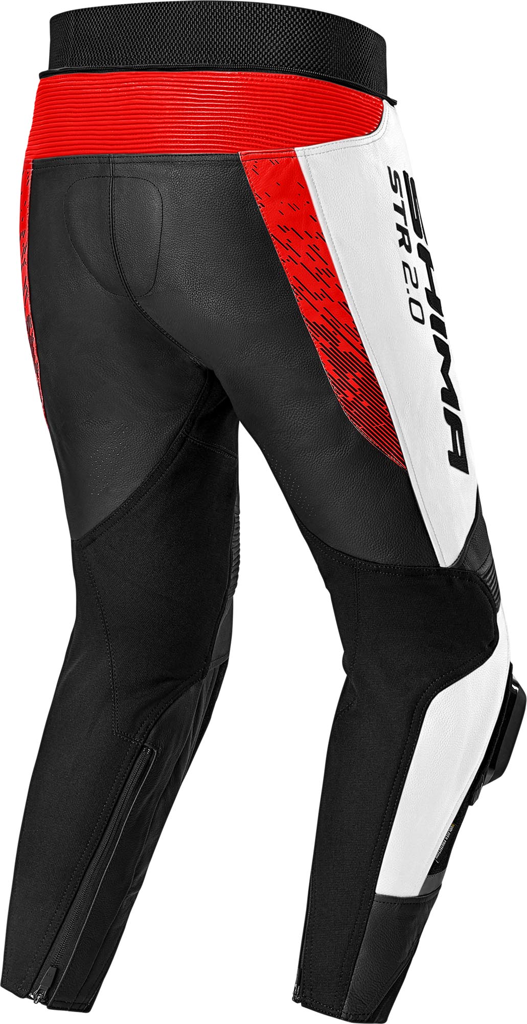 SHIMA STR 2.0 Pantaloni de piele pentru motocicletă Negru/Roșu/Fluo-Roșu închis 58 Figura 2