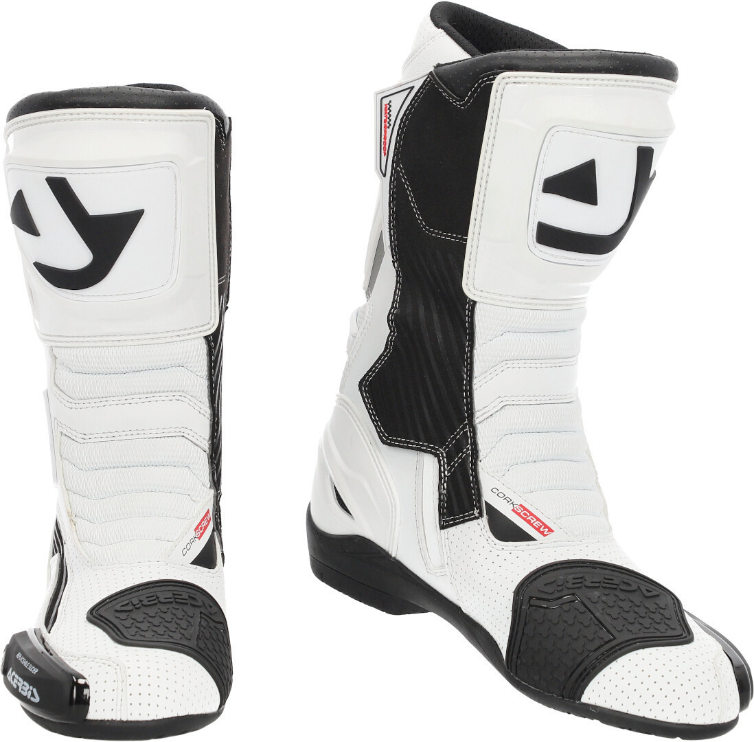 Acerbis Corkscrew Bottes de moto Blanc 42 Figure 1