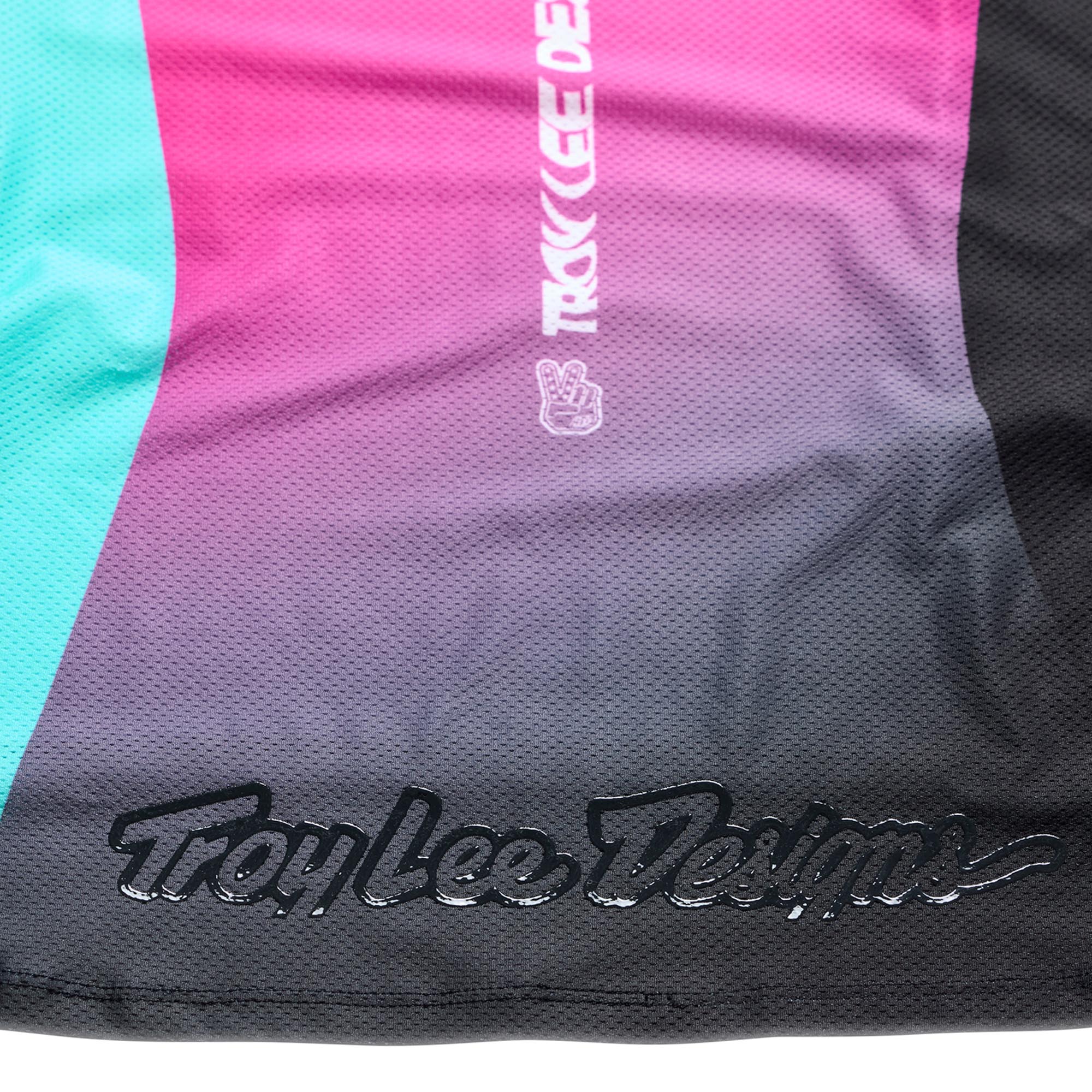 Troy Lee Designs SE Pro Sever Tricou de motocross Alb/turcoaz/negru M Figura 12