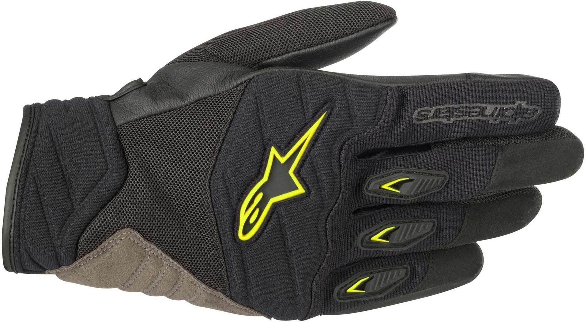 Alpinestars Shore Rukavice černá/žlutá XL Obrázek 1