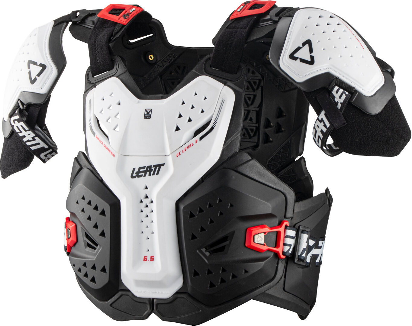 Leatt 6.5 Pro Bröstskydd Vit S/M Figur 1