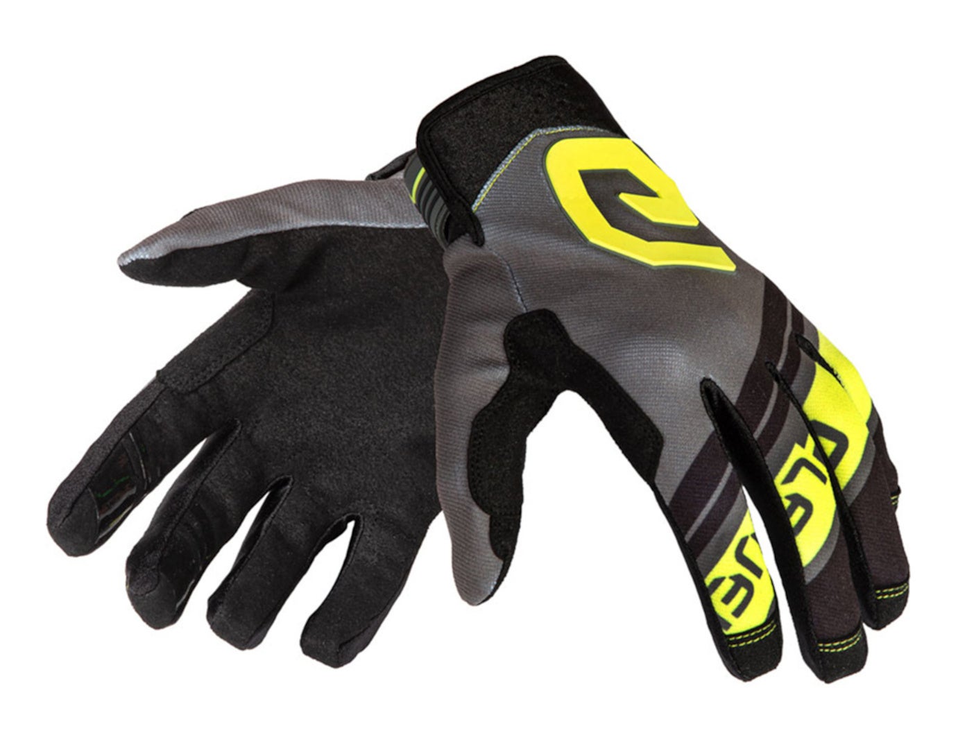 Eleveit X-Legend Luvas de Motocross cinza/amarelo S Figura 1