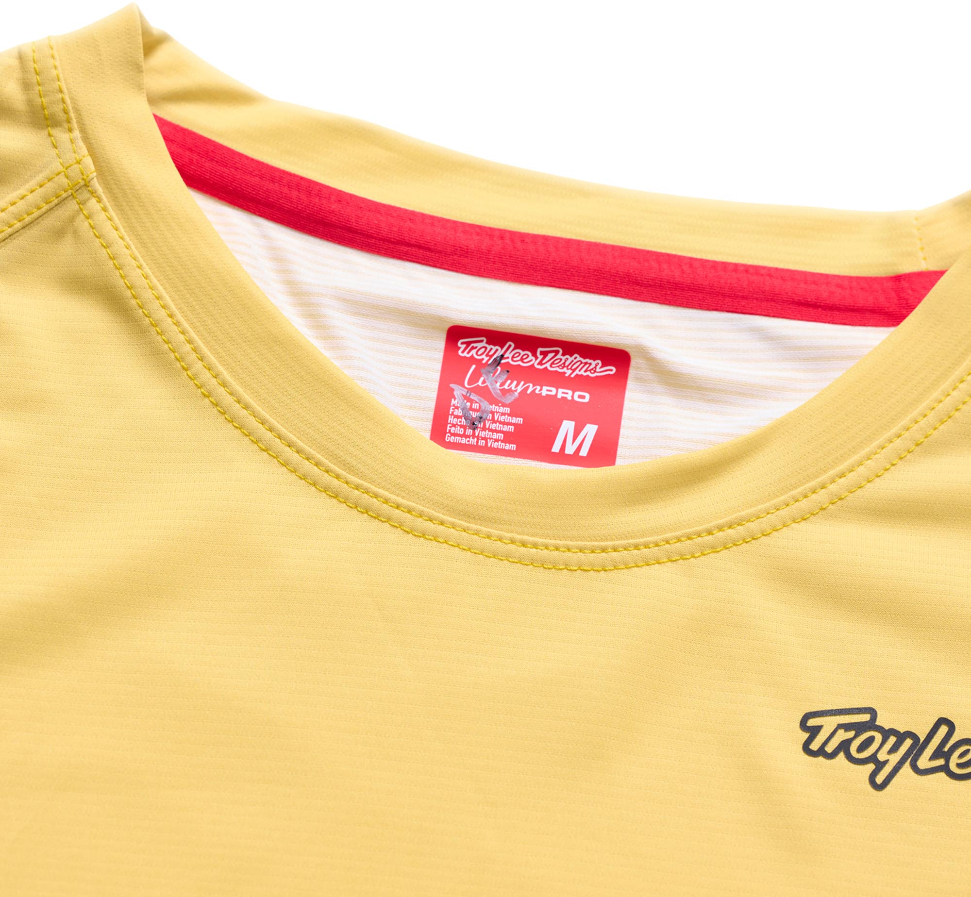 Troy Lee Designs Lilium Pro Mono Maillot de vélo à manches courtes pour dames jaune S Figure 5