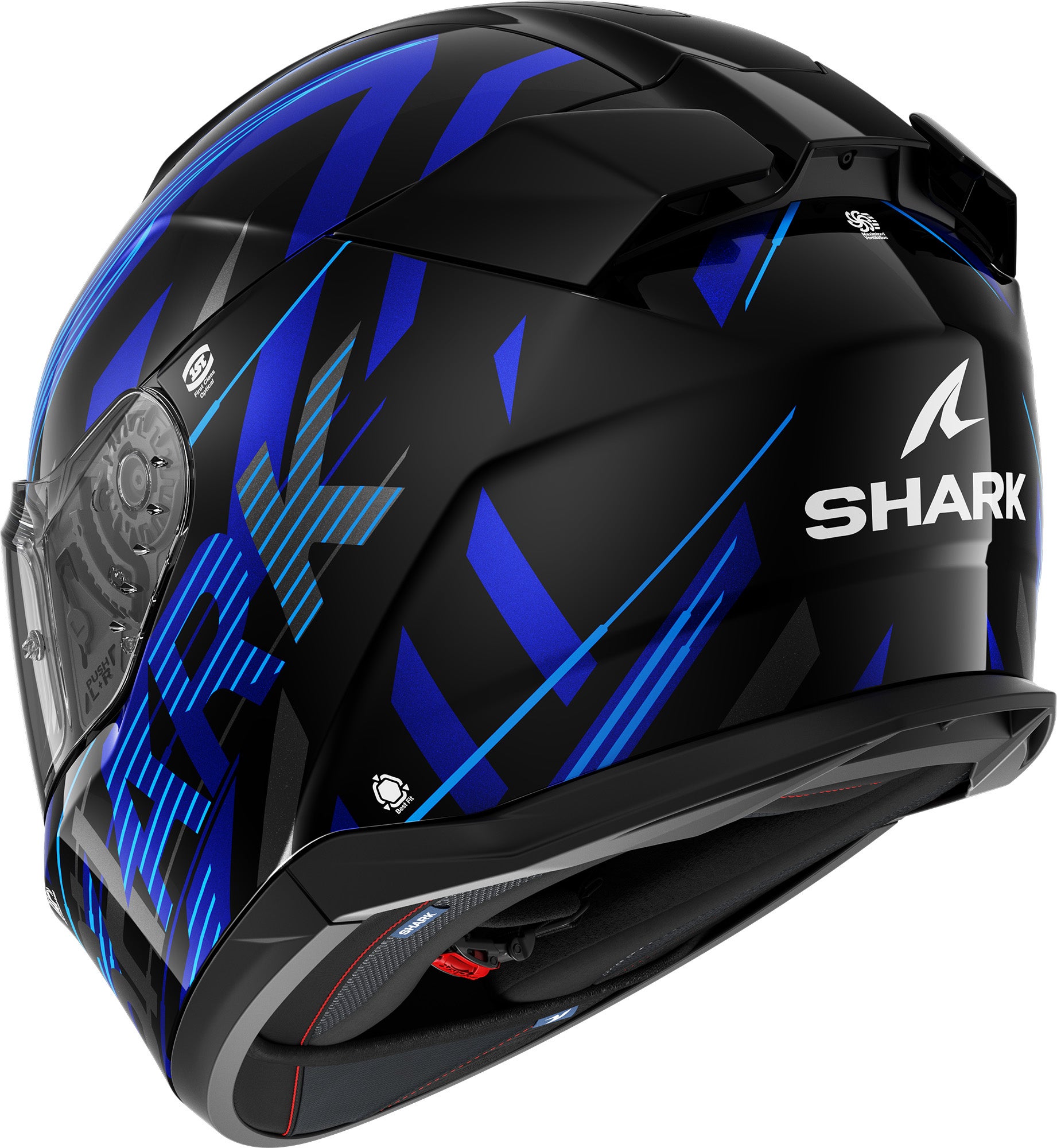 Shark D-Skwal 3 Dashed Negru/antracit/albastru M (57/58) Figura 2