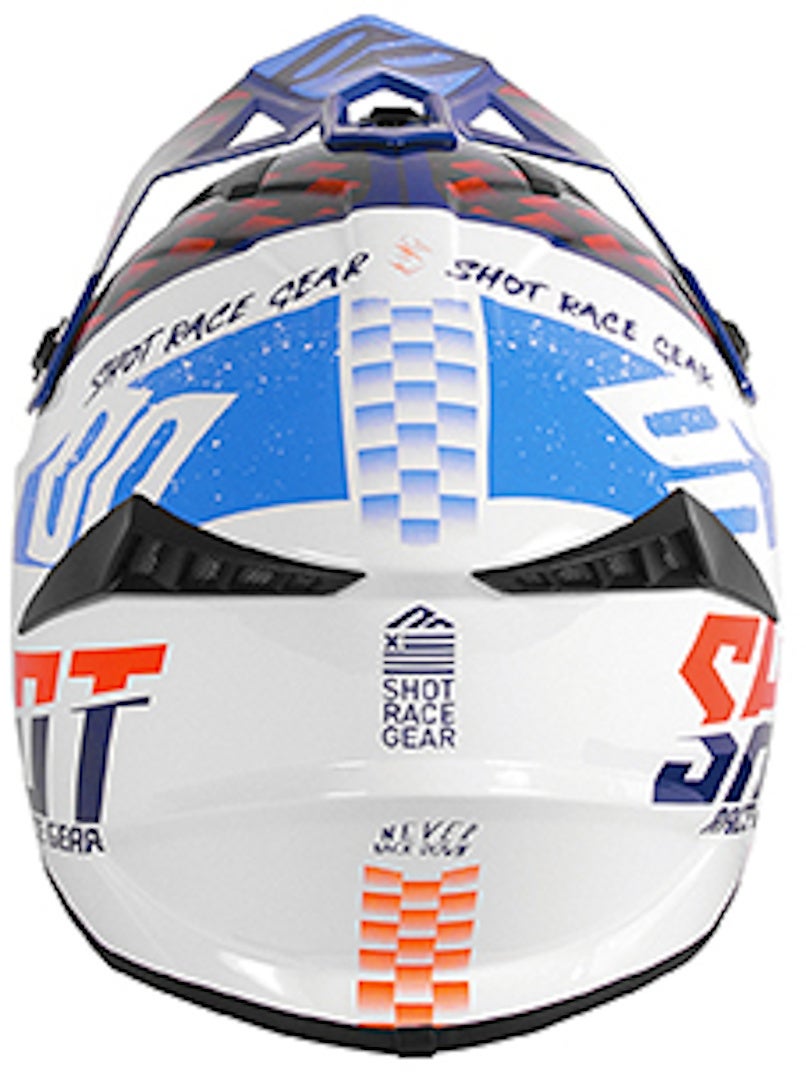 Shot Lite Rush Motorcross helm blauw/oranje XL (61/62) Figuur 3