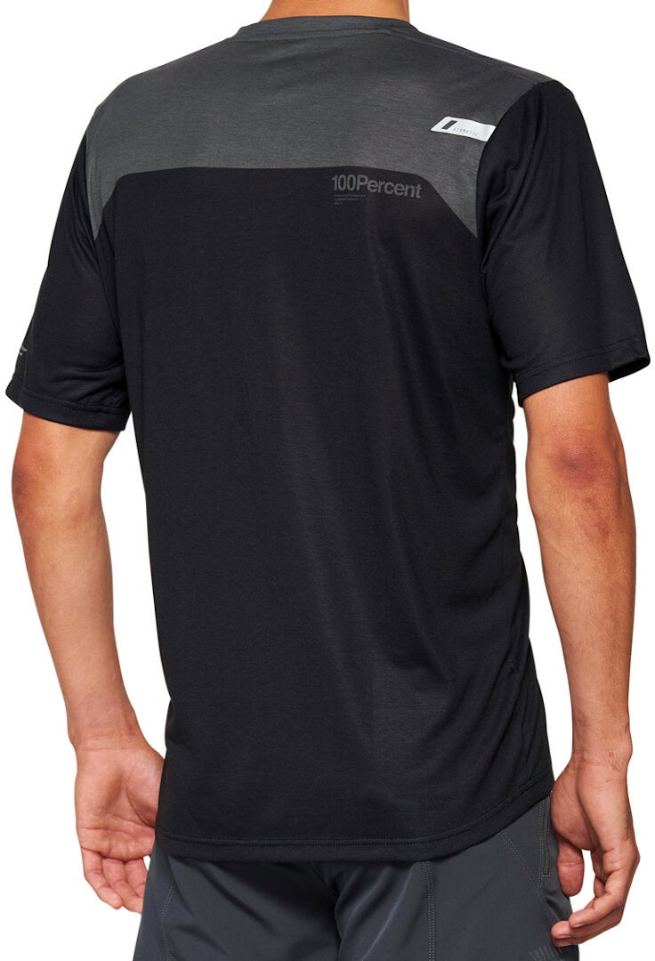 100% Airmatic Maglia da bicicletta a maniche corte nero/grigio L Figura 2
