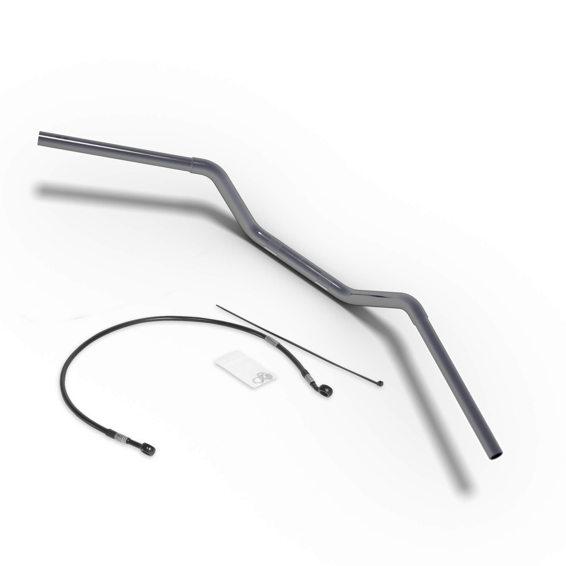 HIGHSIDER pro Lenkerkit Flat Track L14, Ø25,4 mm mit Bremsleitung, H-D Nightster, 22- Figur 1