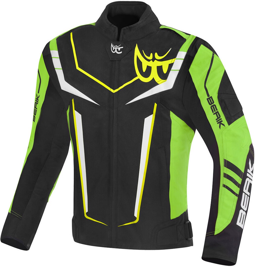 Berik Radic Evo Plus Veste textile de moto imperméable à l’eau Noir/Jaune/Vert 58 Figure 1