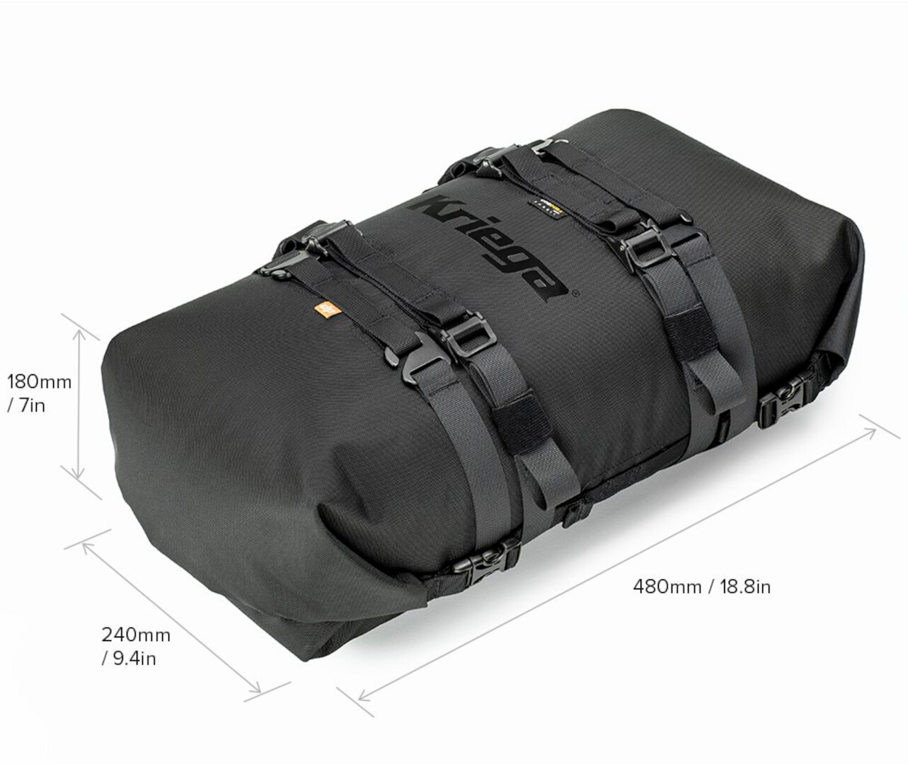 Kriega Rollpack 20 Geantă de voiaj impermeabilă negru Figura 4