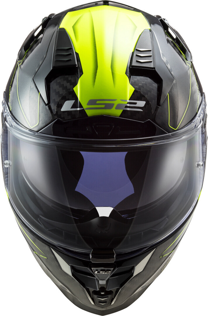 LS2 FF327 Challenger Fold Carbon Helm Geel S (55/56) Figuur 2