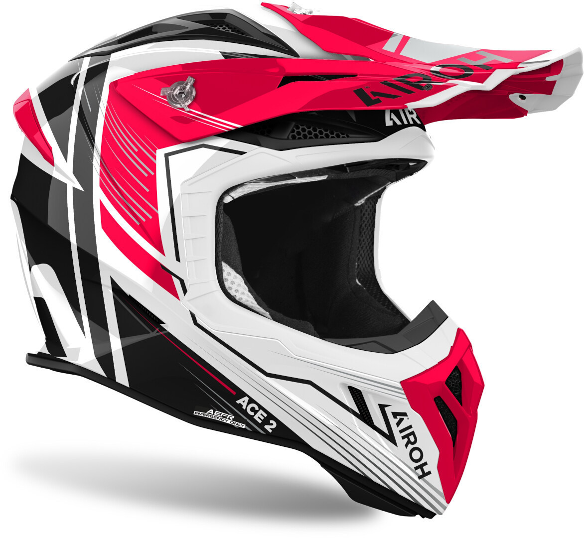 Airoh Aviator Ace 2 Engine Casque de motocross Rouge/Noir/Blanc L (59/60) Figure 2