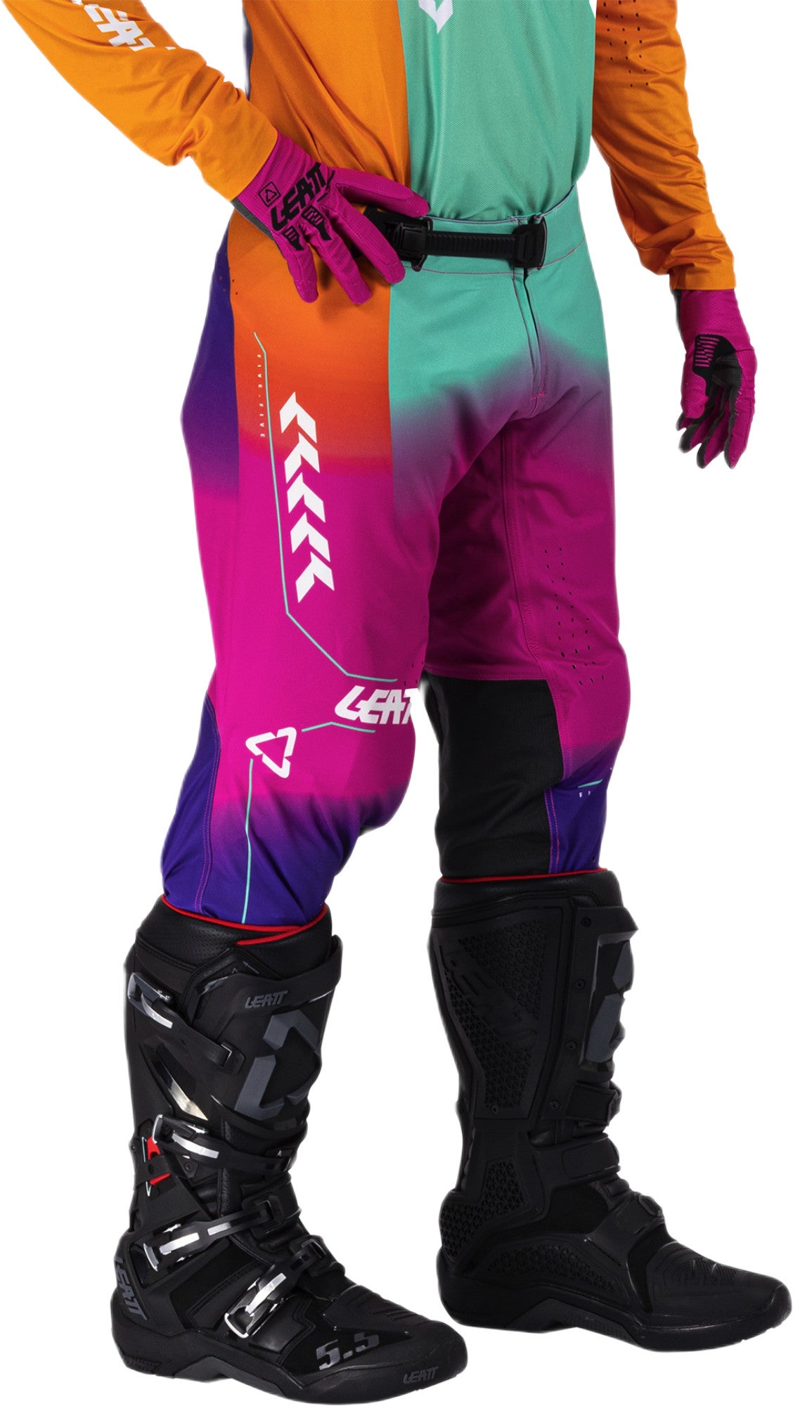 Leatt Moto 5.5 I.K.S V26 Pantaloni da motocross Multicolore 2XL Figura 5