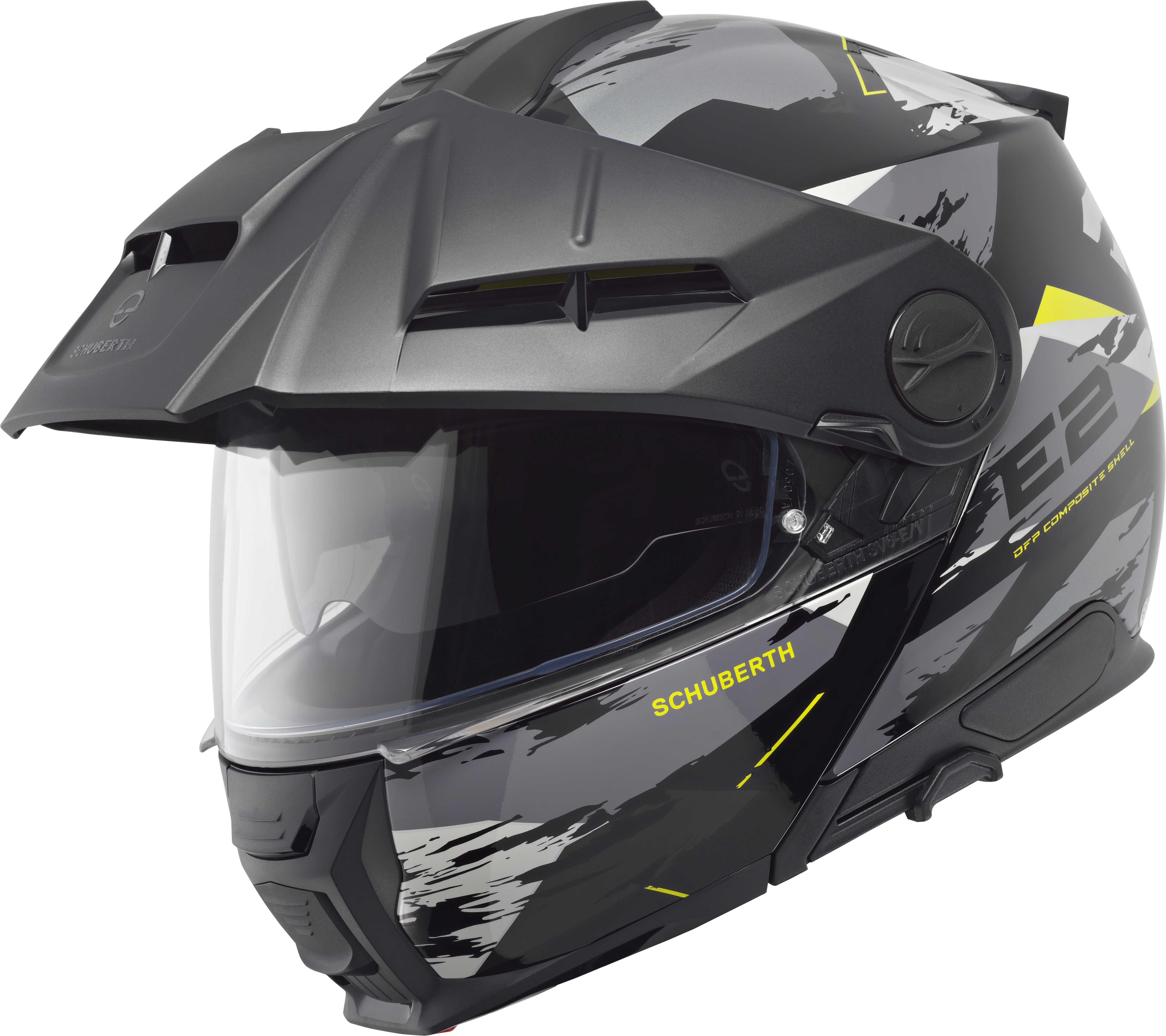 Schuberth E2 Trail Přilba černá/šedá/žlutá XXL (63) Obrázek 1