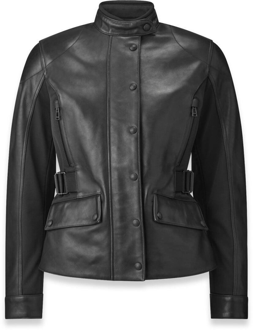 Belstaff Westerly Damen Motorrad Lederjacke 50 Abbildung 1