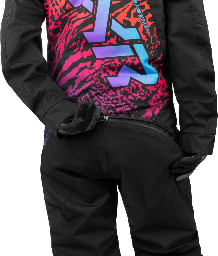 Side view of FXR CX F.A.S.T. Insulated Safari Ladies One Piece Snowmobile Suit