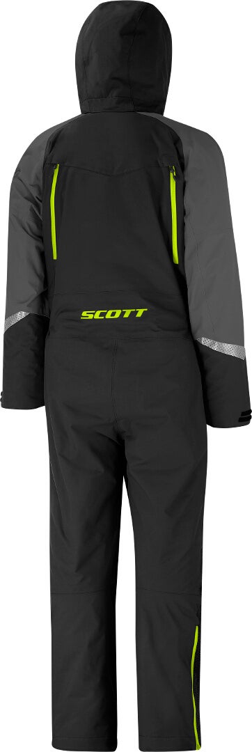 SCOTT DS Shell Dryo One Piece Costume de motoneige une pièce noir/jaune S Figure 2