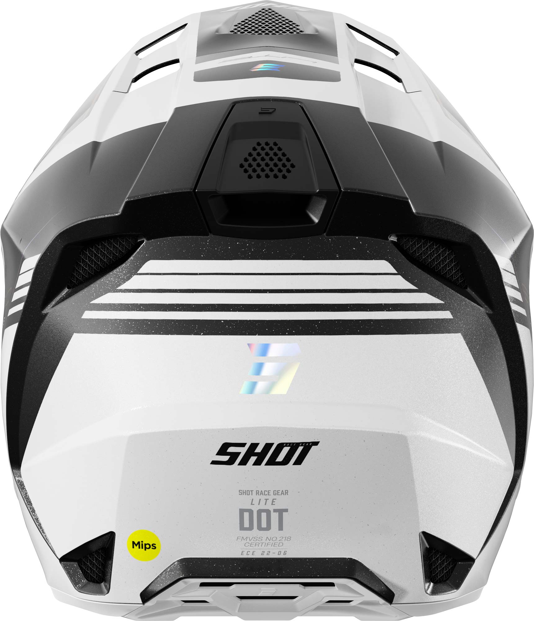 Shot Lite S10 Mips Cască de motocross alb/negru S (55/56) Figura 3
