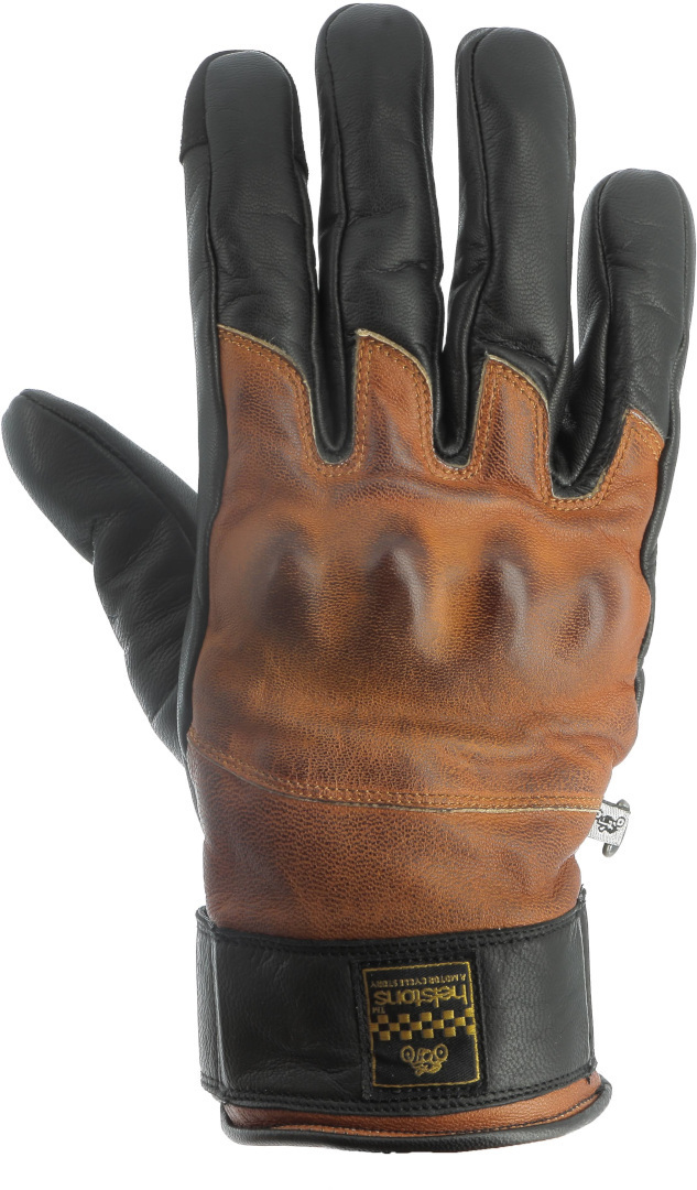 Helstons Glory Motorradhandschuhe schwarz/hellbraun 9 Abbildung 1