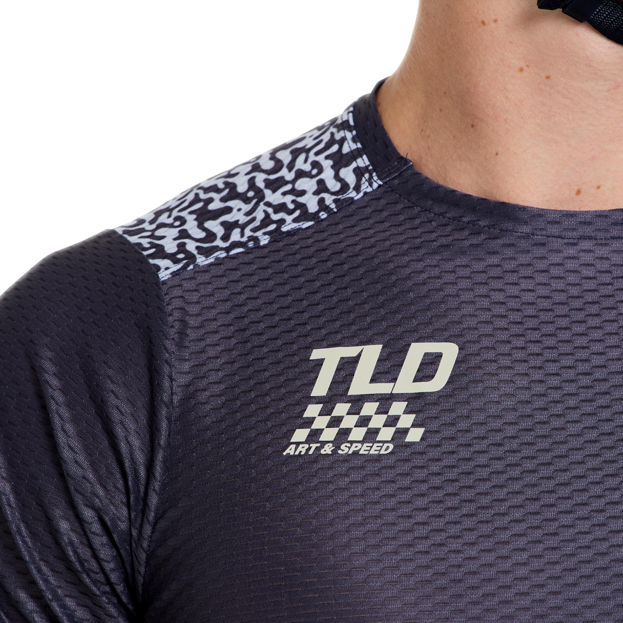 Troy Lee Designs Skyline Pro Air Ridgeline Short Sleeve Bicycle Jersey carbon/grey XXL Figure 4
