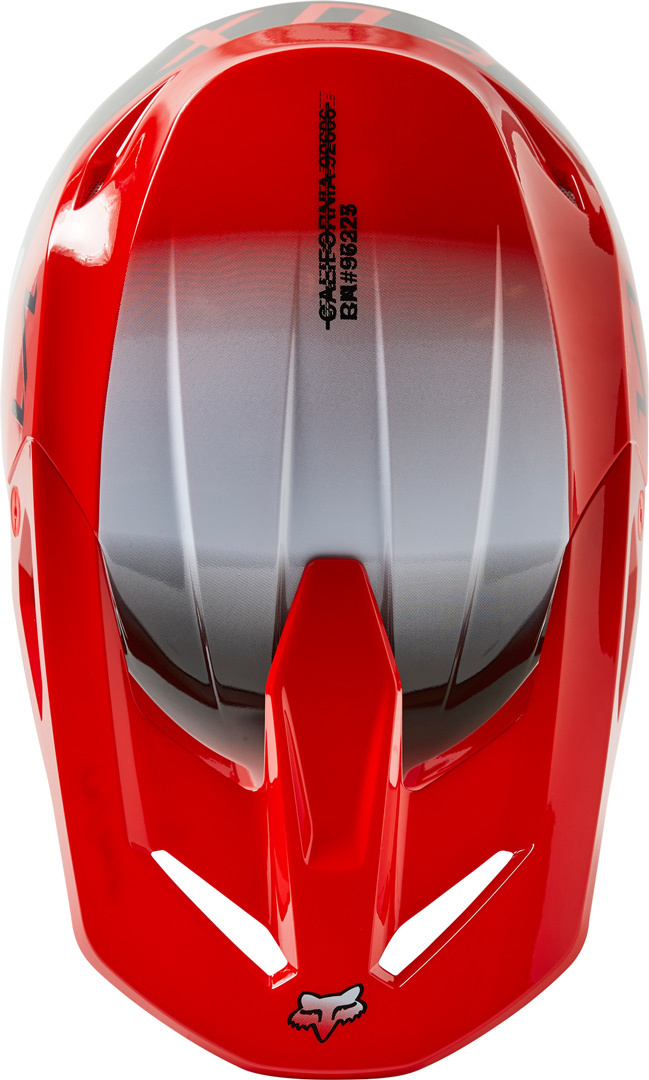 FOX V1 Toxsyk Motocross Helm rot S (55/56) Abbildung 4