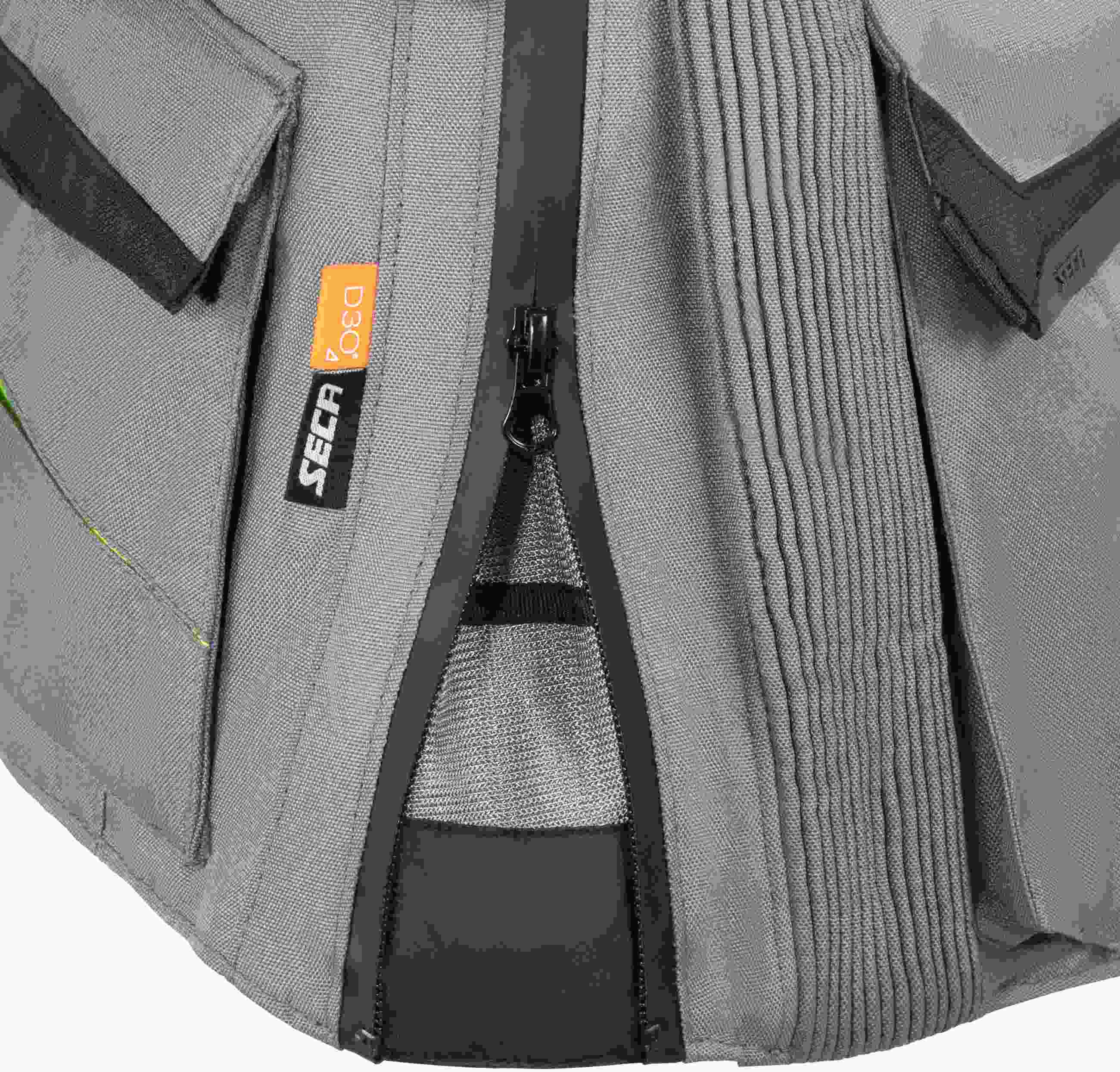 Seca Arrakis III waterproof Motorcycle Textile Jacket grey/black/yellow L Figure 13