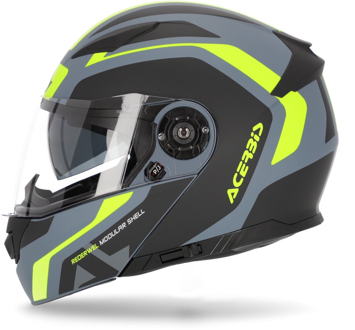 Acerbis Rederwel Graphics Helmet grey/yellow S (55/56) Figure 3