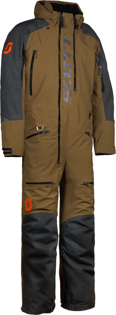 Scott Ds Flex Dryo One Piece Costumul de snowmobil One Piece Maro S Figura 2