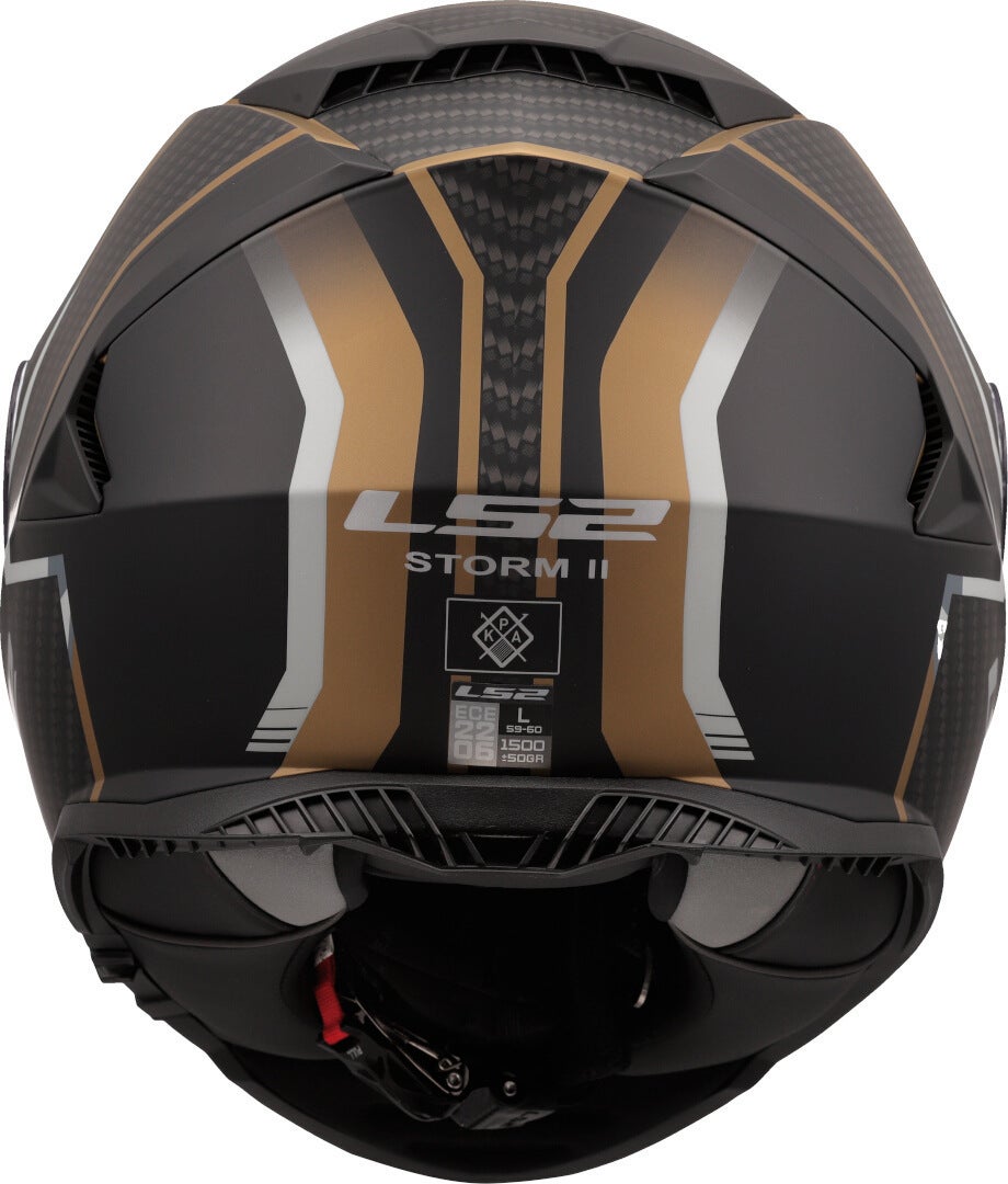 LS2 FF800 Storm II Tracker Helm gold matt XXL (63/64) Abbildung 4
