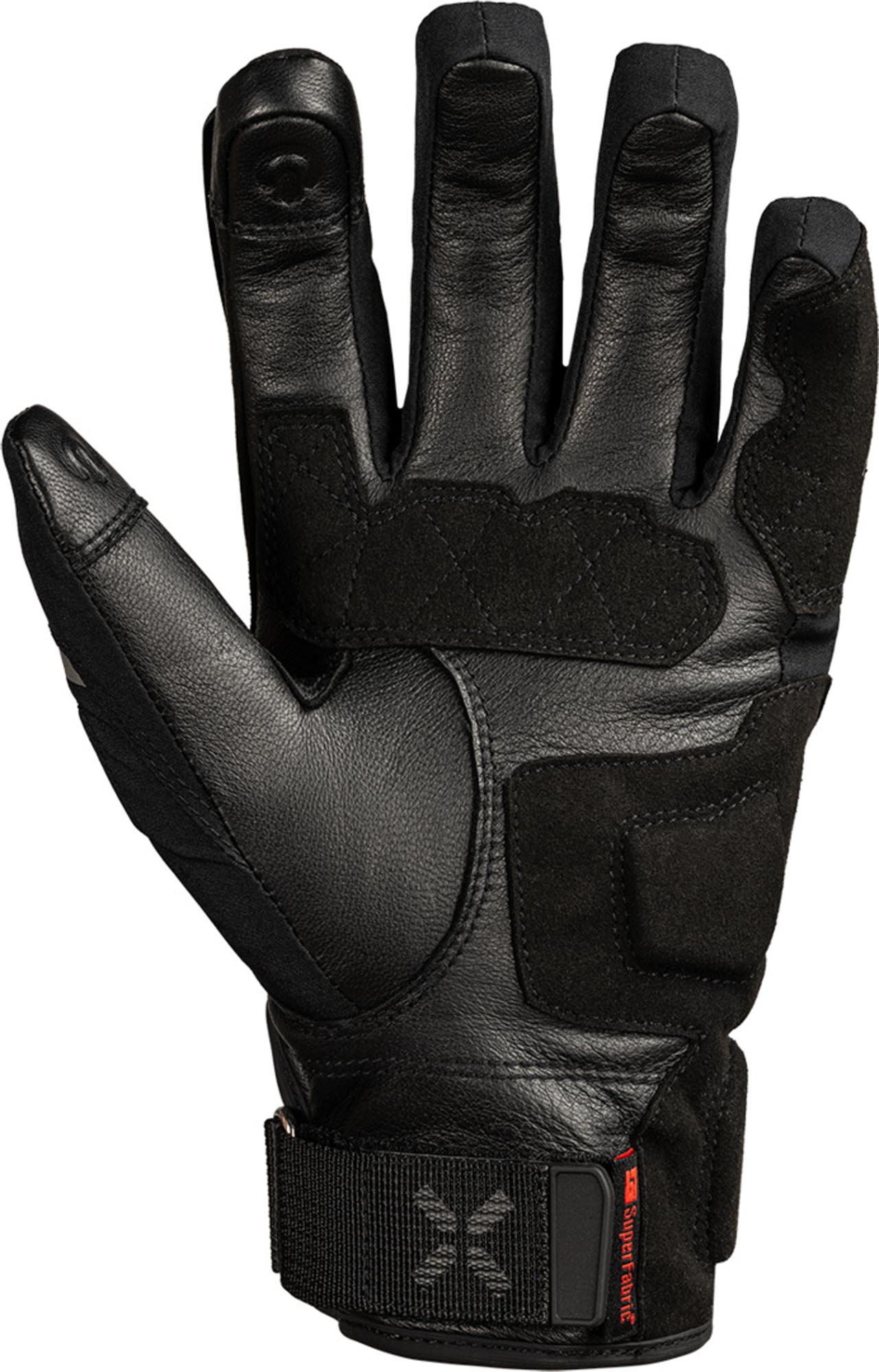 IXS Venture-STX-Z 1.0 vandtætte motorcykelhandsker Sort M Figur 2