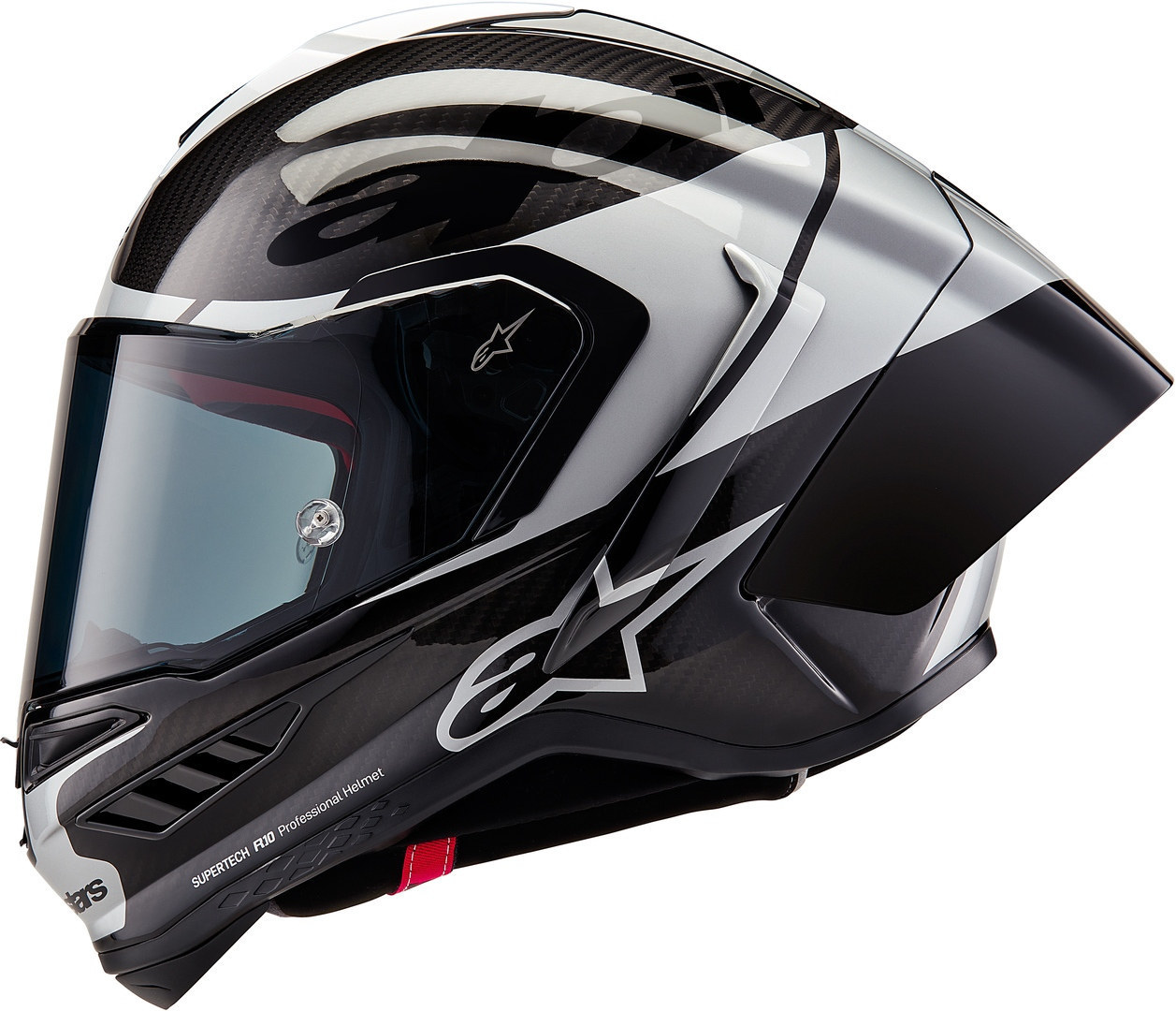 Alpinestars Supertech R10 Element Carbon Helm schwarz/silber M (57/58) Abbildung 5