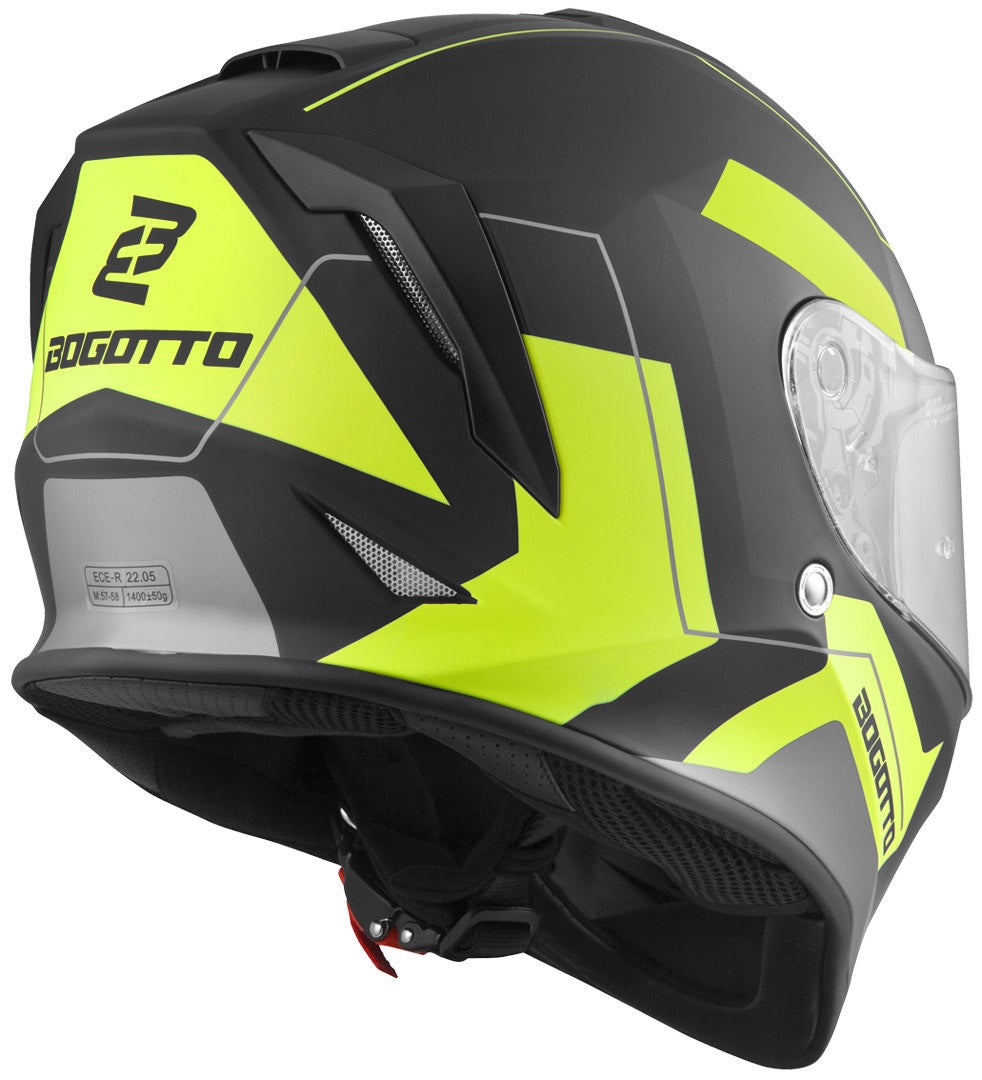 Bogotto V151 Sacro Přilba černá mat/neon M Obrázek 3