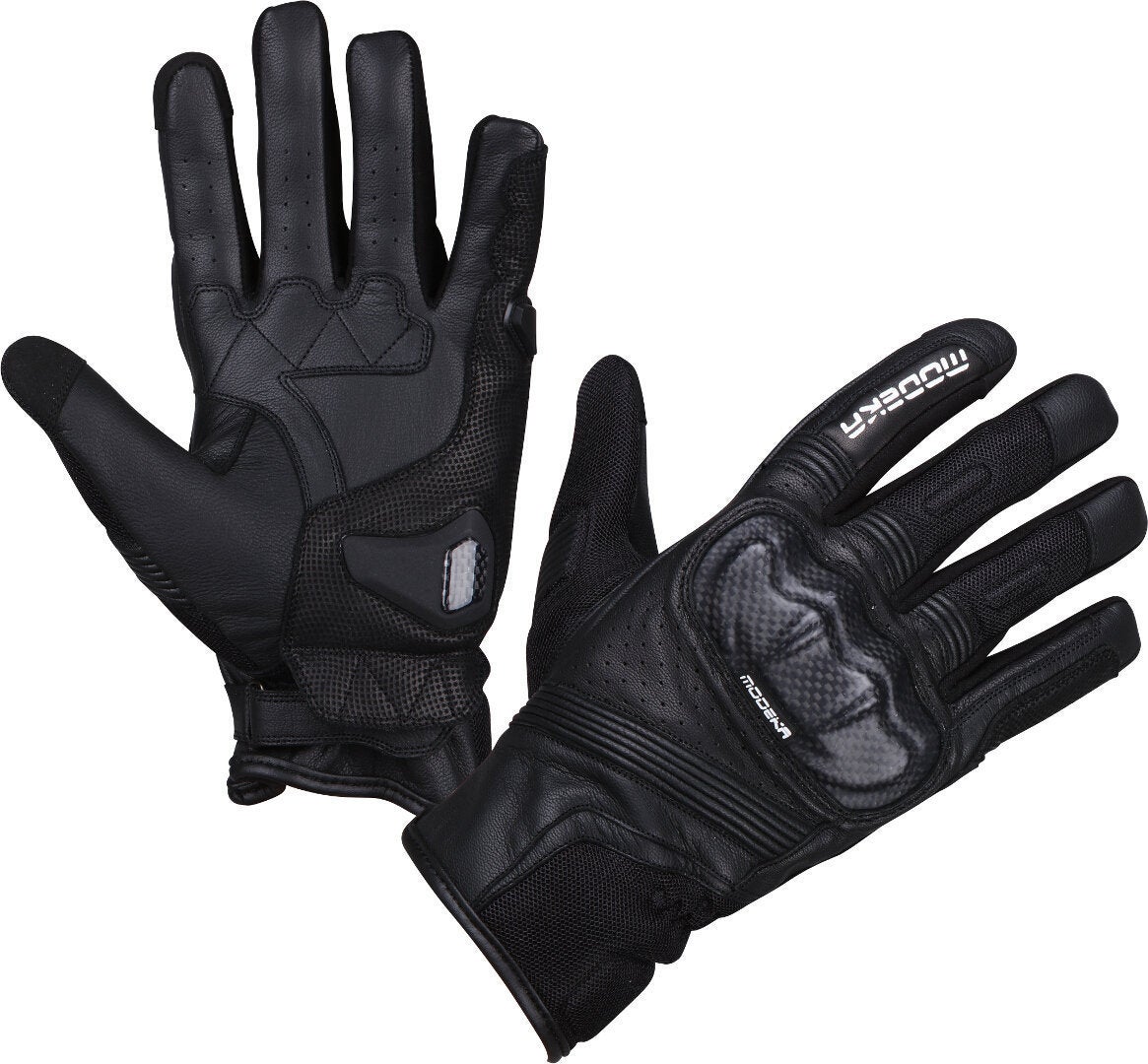 Modeka Miako Air Motorrad Handschuhe schwarz 10 Abbildung 1