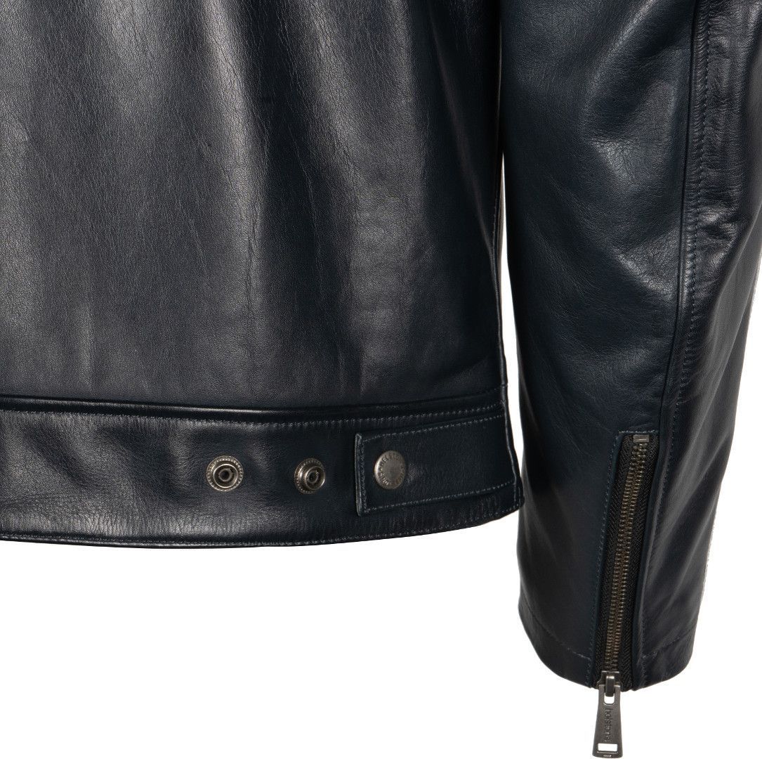 Helstons Race Motorcycle Leather Jacket dark blue M Figure 5