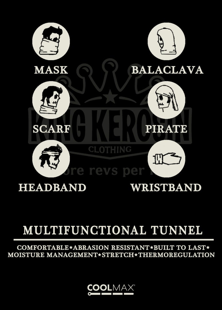 King Kerosin Seepdway Headwear multifuncional Figura 4