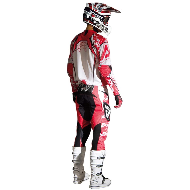 Acerbis Impact モトクロスパンツ 赤 36 図2