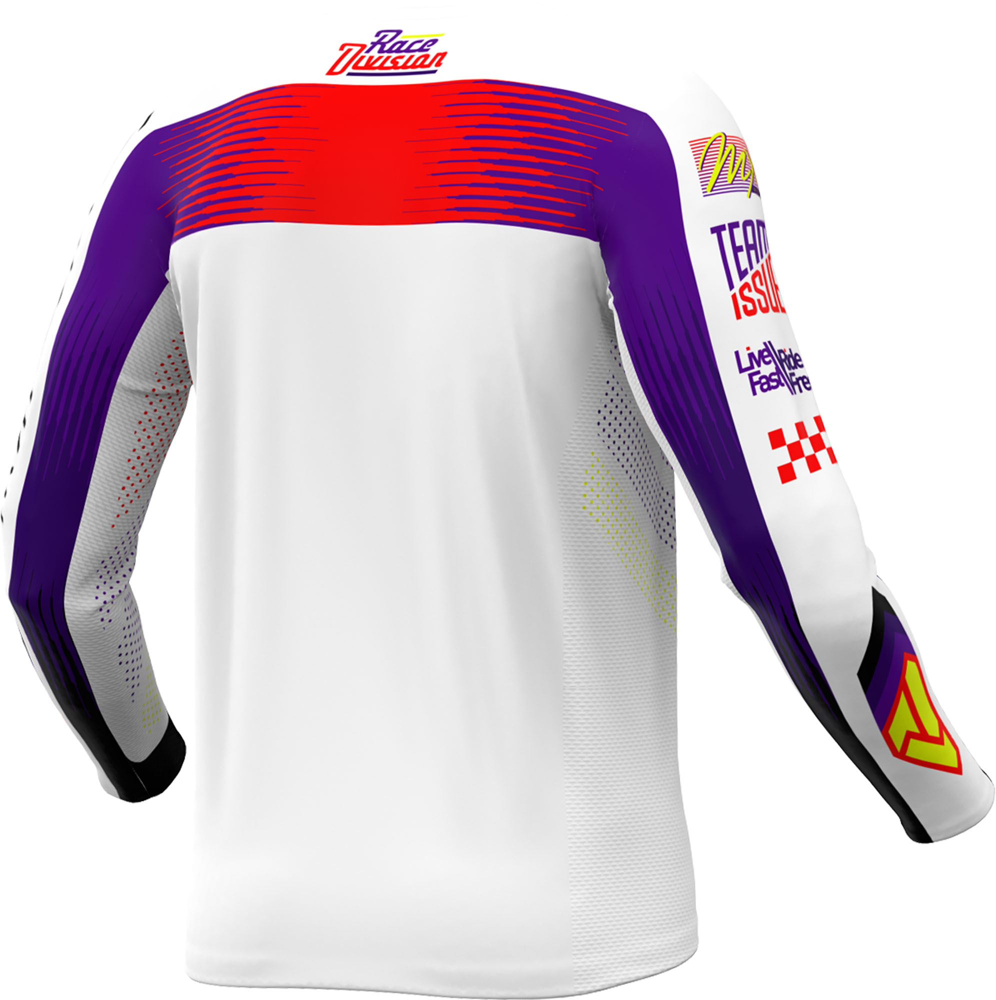 FXR Podium Gladiator Motorcross trui zwart/wit/paars M Figuur 2