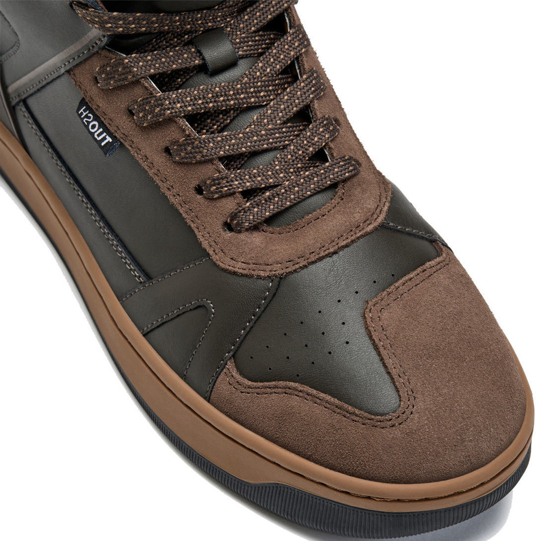 XPD Moto-1 H2Out Chaussures de moto imperméables Marron 40 Figure 6