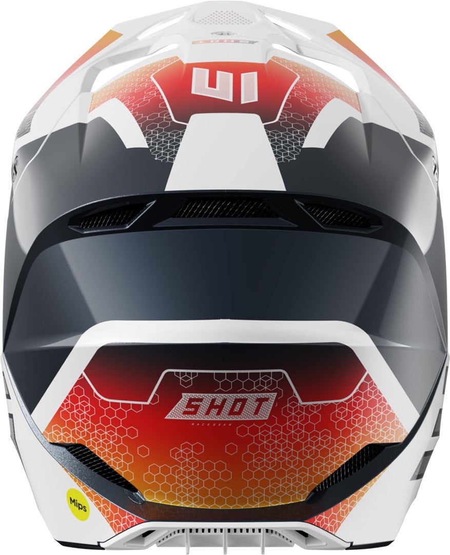 Shot Race Phaser Casco de motocross blanco/rojo/azul XXL (63/64) Figura 2