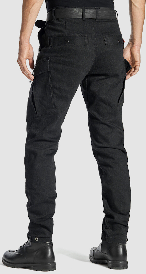Pando Moto Mark Kev Blugi de motocicletă negru 32 L34 Figura 4