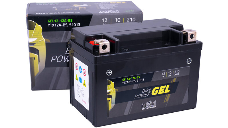 INTACT Bateria de putere a bicicletei GEL YTX12A-BS Figura 3