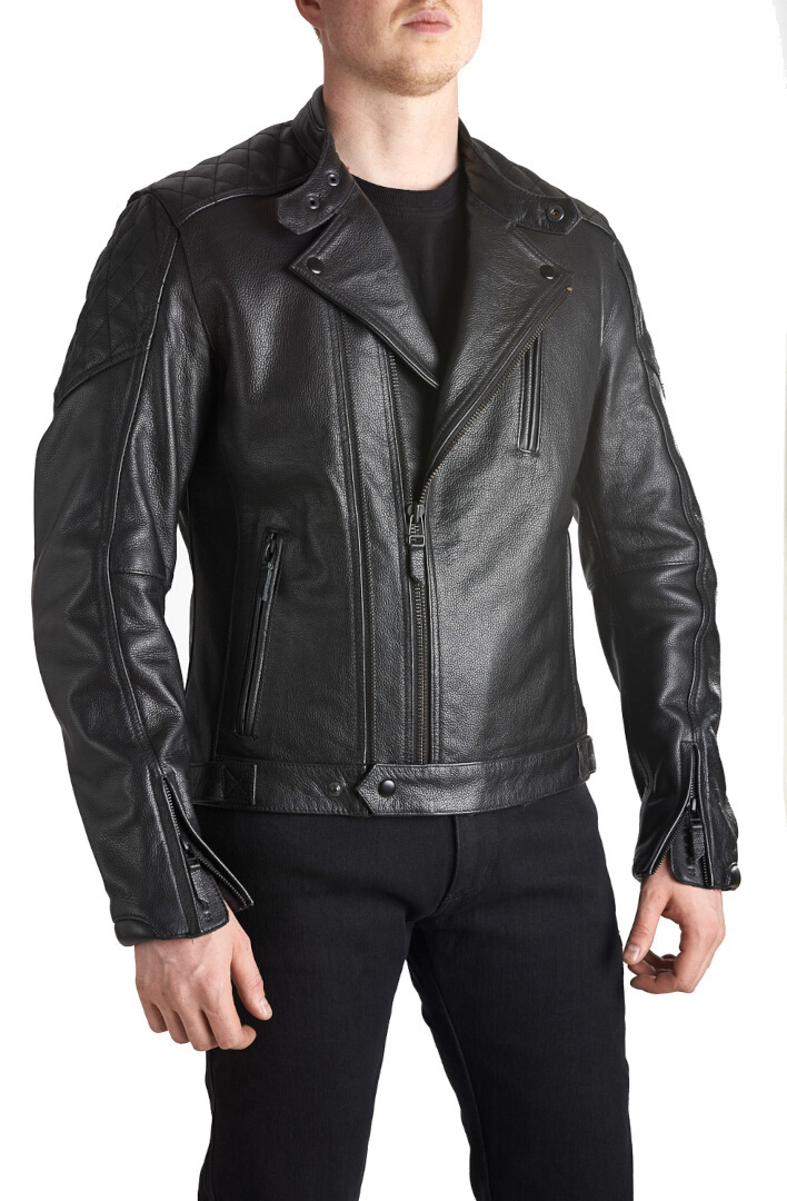 Pando Moto Twin Motorrad Lederjacke M Abbildung 5