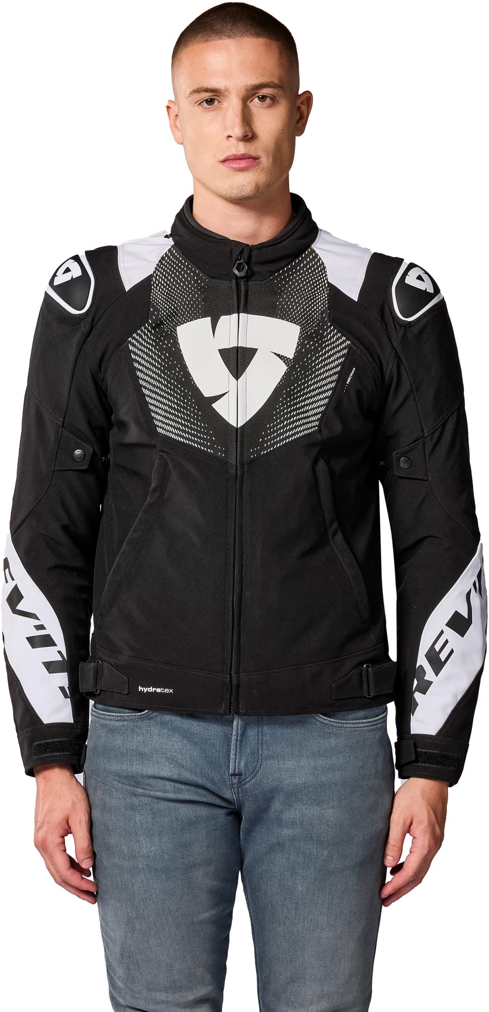 Revit Hyperspeed 3 H2O waterproof Motorcycle Textile Jacket black/white M Figure 3