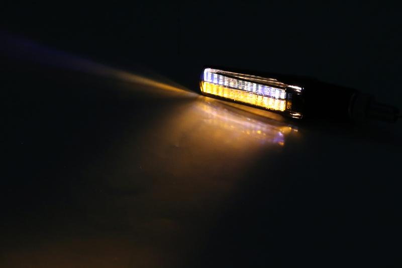 HIGHSIDER smart Fineline LED-indikator/positionsljus svart/rök 2i-1, E-godkänd (par) Figur 6